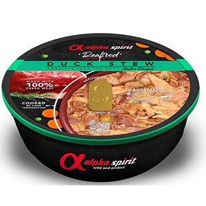 ALPHA REAL FOOD ESTOFADO DE PATO 9 x 280 g